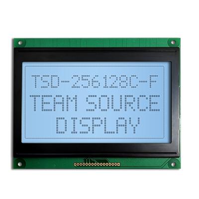 Cina Modulo LCD monocromatico della visualizzazione di 256x128 FSTN del grafico positivo Transmissive su ordinazione della PANNOCCHIA in vendita