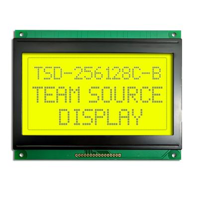 China Custom 256x128 STN Blue Transmissive Positive COB Graphic Monochrome LCD Screen Display Module for sale