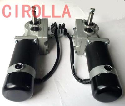 China Brush Lightweight High Power Electric Motor For Electric Wheelchair 24VDC 320W for sale