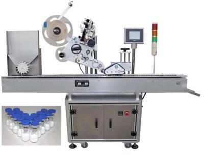 China 10ml Small bottle labeling machine with PLC operation , penicillin label sticker machine for pharmaceuticals for sale
