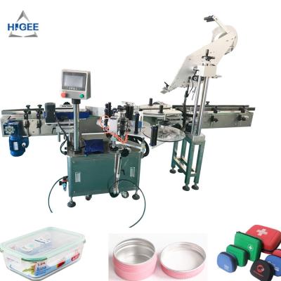 China Labeling machine for flat top chocolate box blood bags bottle plane  surface sticker labeling applicator corner expire d for sale