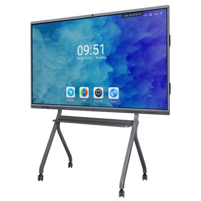 China Pantalla LCD 4K de 65 pulgadas que enseña pizarra interactiva inteligente con pantalla táctil en venta