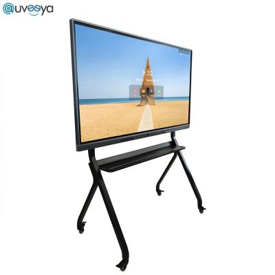 China 4K Led IR20 Touch Interactive Flat Panel Display 98 Inch For Teaching And Meeting for sale