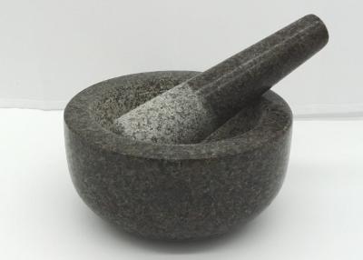 China Granite Kitchen Mortar And Pestle Accessory Durable Household Stone Set for sale