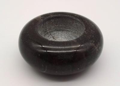 China 7.8cm X 3cm Black Marble Candle Jars Good High Temperature Resistance for sale