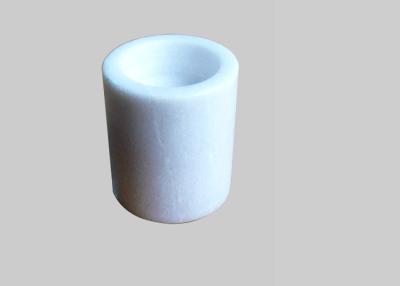 Chine Forme ronde de bougeoirs en pierre de marbre blancs de Tealight pour la décoration à la maison à vendre