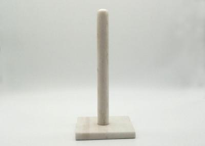 China 100% Natural Marble Stone Paper Towel Holder Durable For Modern Home Decoration for sale
