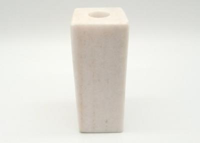 China Castiçais da pedra do partido de jantar, suportes de mármore do castiçal 5 x 5 x 13 cm à venda