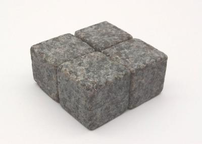 China Whiskey Chilling Stones Set of 4 or 6 Handcraft Premium Granite Cubes Sipping Rocks for sale