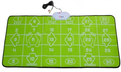 China 32 Bit TV PC USB Game Interactive Dance Mat Green For 2 Players for sale