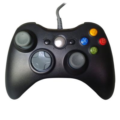China Solid Black XBOX One Gamepad , Vibration Wired Game Controller for sale