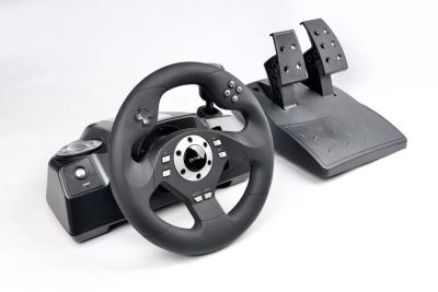 China Big Digital / Analog Video Game Steering Wheel And Pedals for sale