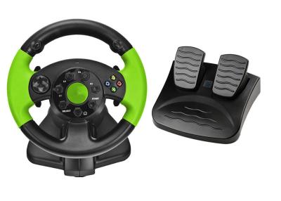 China PC / X-INPUT / P3 / XBOX 360 All in One VIdeo Game Steering Wheel with Foot Pedal for sale