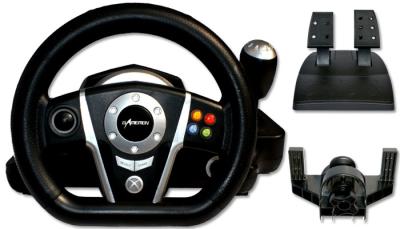 China All In One Racing Video Game Steering Wheel Wired PC USB For P4/P3/PC/XBOXONE/XBOX360 for sale