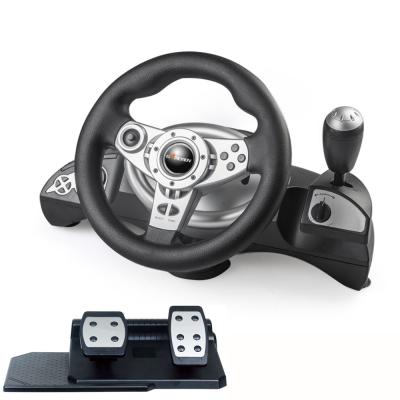 China Universal Wired Video Game Steering Wheel Compatible with PS3/PS2/PC for sale