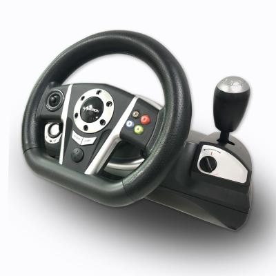 China All In One Video Game Steering Wheel For PC X-INPUT/P3/XBOX 360/XBOX ONE/P4 for sale
