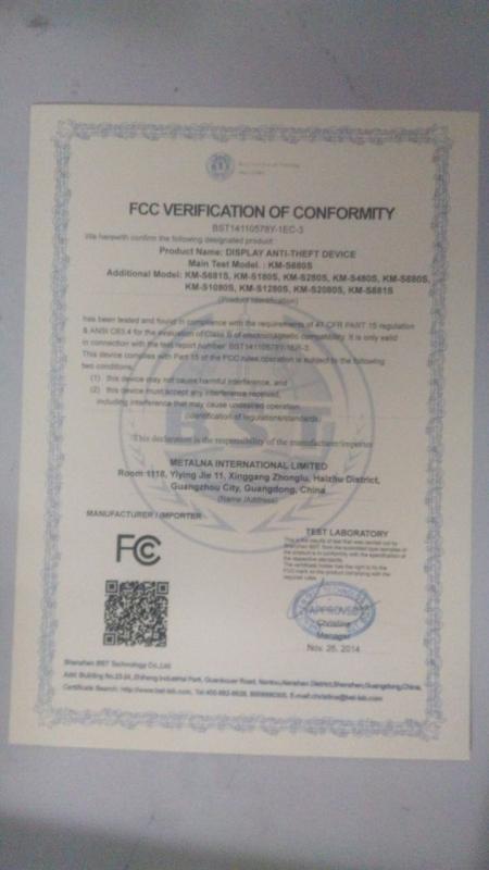 FCC - Dongguan Comer Electronic Technology Co., Ltd.