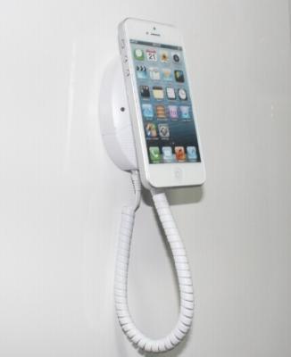 China COMER retractable cord wall display holder for alarming in cellphone store wall mounting for sale