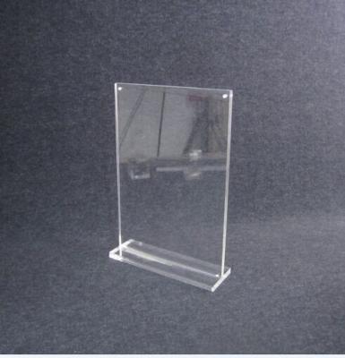 China COMER Acrylic Display Sheet Board Panel stand for Inserts Tag Brochure, Leaflet, Catalog for sale