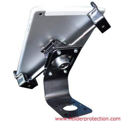 China COMER universal tablet desktop mount with high security lock for pad displays for sale