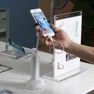 China COMER anti-shoplifting system Single display stand holder specially designed with Cable Concealed inside. for sale