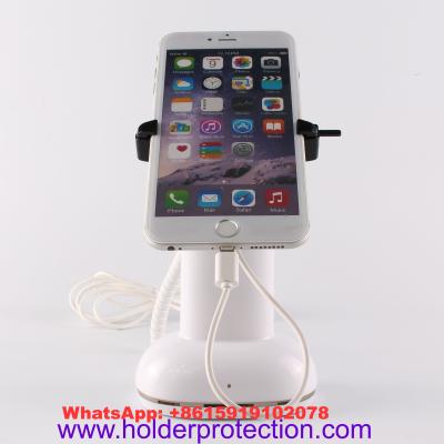 China COMER clip alarm desk stands Gripper anti theft security for cell phone secure display for sale