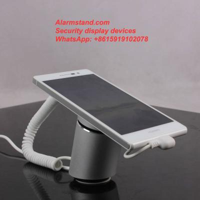 China COMER alarm support for mobile phone anti theft stand alone mobile phone security display holder with loud alarm for sale