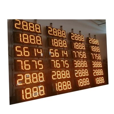 China Factory Direct Full Scale Outdoor LED Digital Gas Station Sign Board for Petrol Station Gas Price Display for sale