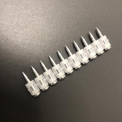 China Galvanized Steel Concrete Nail Pins 6.2mm Head Collated 22mm For GX120 Tool for sale