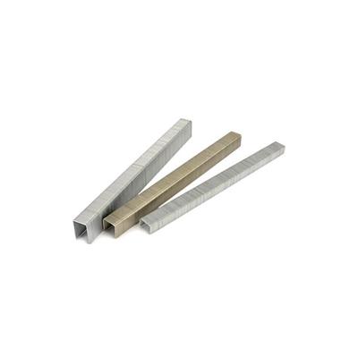 China 53 Series 10mm Upholstery Industrial Staples Electro Galvanized 22GA 1010F Heavy Duty for sale