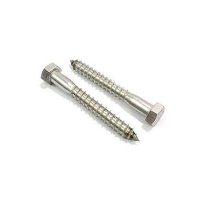 China 3/8″ X 4″ HDG Galvanized Outdoor Screws Gimlet Tip Hex Head Lag Bolt for sale