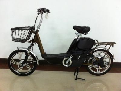 China Bicicleta motorizada elétrica de 18 polegadas com a bateria recarregável acidificada ao chumbo de 48V 12A à venda