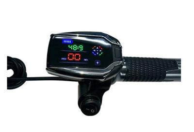 China GPS LCD E Bike Thumb Throttle No Protocol Request With Speed Power And Time for sale