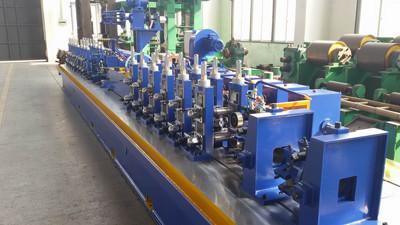 China 80m/min High Frequency Welded Pipe Mill , Straight Seam Welded Tube Mill Equipment for sale