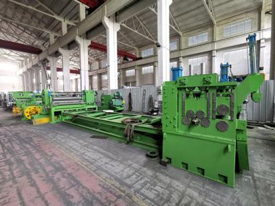 China Single Arm Hydrualic Decoiler Slitting Machine high spee For Steel Coil 8000kg light type and used to make pipe for sale