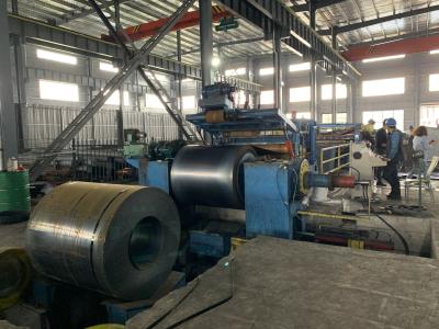 China Bobina de aço automática hidráulica pesada de Decoiler que corta a linha 3-10mm à venda