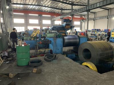 China Middle Thick Steel Strip Slitting Machine , 3-10mm Precision Slitting Machine for sale