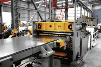 China Servo Drive High Precision Aluminum Cut To Length Machine for sale