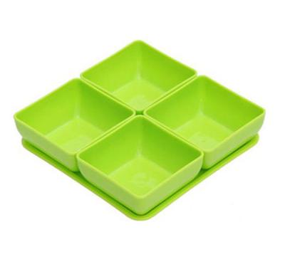 China Colorful ABS Injection Molded Plastic Trays For Household Plastic Serving Trays for sale