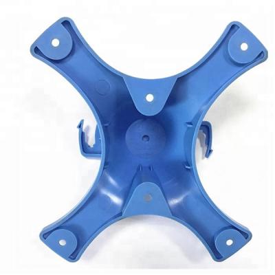 China Injection Moulding Plastic Motorcycle Parts / Rear Cover Plastic Moulded Components for sale