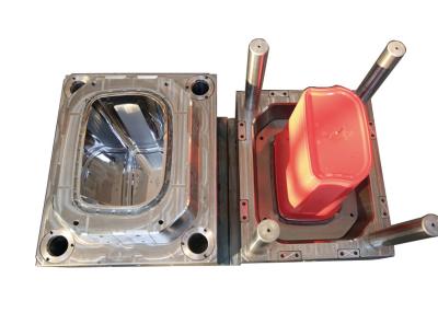 China RAL PP Carrying Shopping Basket S136 Injection Mold Tooling for sale