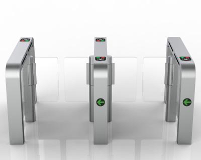China 304 Stainless Steel Turnstile , Electronic Pedestrian Automatic Turnstile Gate for sale
