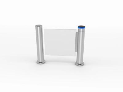 China Customized Swing Barrier Turnstile , Secure Electronic RFID Turnstile Gate for sale