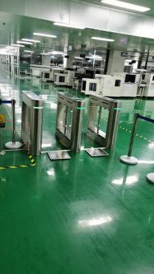 China Weatherproof Glass Turnstile Swing Gate IP54 Advanced Communication Interface for sale