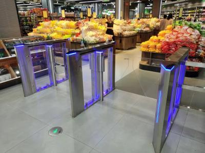 China RFID Card Sliding Gate Turnstile , Ticket Checking Automatic Systems Turnstile for sale