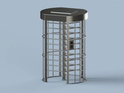 China 75W Full Height Security Turnstile , IP54 Protection Access Control Turnstile Gate for sale
