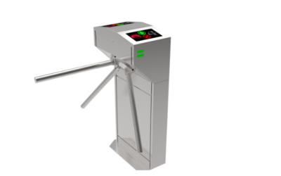 China RFID Tripod Turnstile Gate , 50W Stainless Steel Automatic Systems Turnstiles for sale
