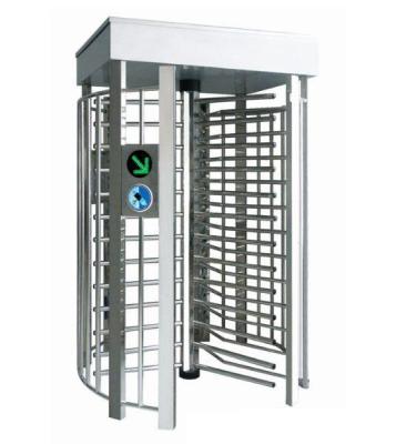 China 500mm Barrier Full Height Turnstile Security Gate RS232 Interface for sale