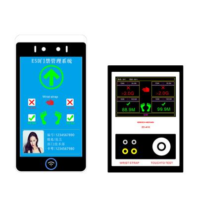 China Sistema de barreira ESD Flap Turnstile com tela sensível ao toque de 3,5 polegadas à venda