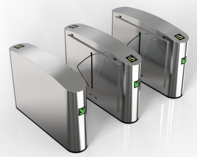 China 550mm Width Turnstile Flap Barrier , Access Control Automatic Systems Turnstile for sale